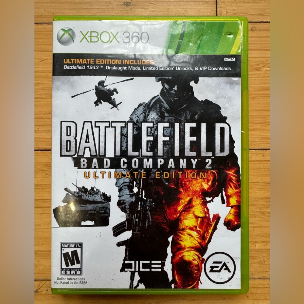 Battlefield Bad Company 2 Ultimate Edition (Xbox 360) Complete CIB